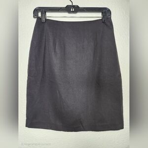 Christy Girl Black Pencil Skirt Knee-Length Work Size 10